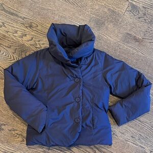 Quiksilver women’s Navy down Puffer Jacket size S
